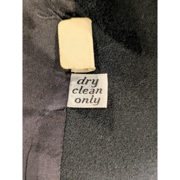 Vintage Pendleton Wool Blazer Women’s Size 12 Black USA Made 1980s Career Jacket - Picture 5 of 8